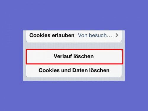 Verlauf Cache Und Cookies Von Safari Am Iphone Und Ipad L Schen