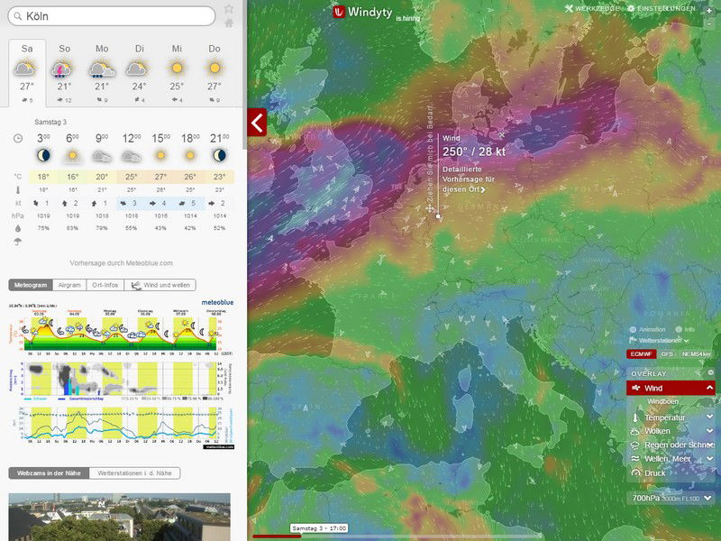 Windyty Interaktive Wetterkarte Mit Faszinierenden Animationen J Rg