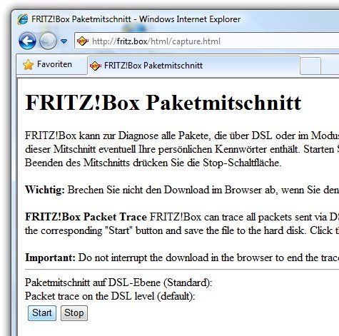 Fritz!Box Packet Sniffer: Die versteckte Schnüffel-Funktion der AVM-Router