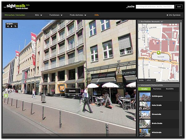 Sightwalk: Virtueller Stadtbummel durch Köln