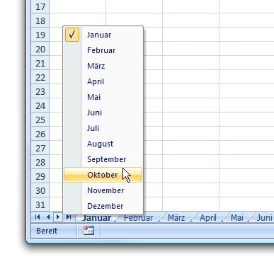 Microsoft Excel: Schneller durch große Tabellen navigieren