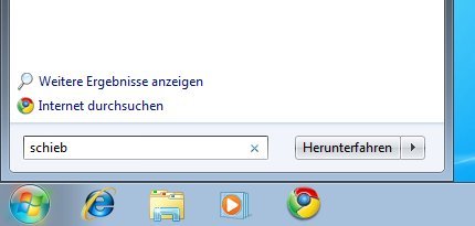 Windows 7: Internetsuche direkt aus der Taskleiste