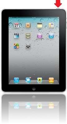iPad: Sleep-Knopf an der Geräte-Oberkante