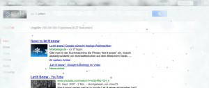 Let it snow: Google