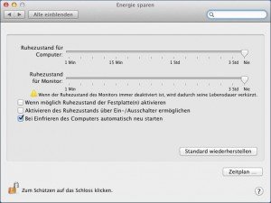 Mac OS X Lion: Beim Einfrieren neu starten