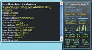 Network Meter-Minianwendung