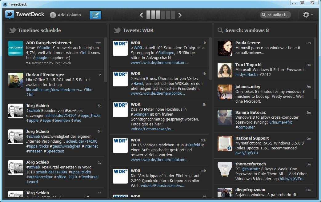 Twitter aktualisiert TweetDeck für Windows, Mac und das Web