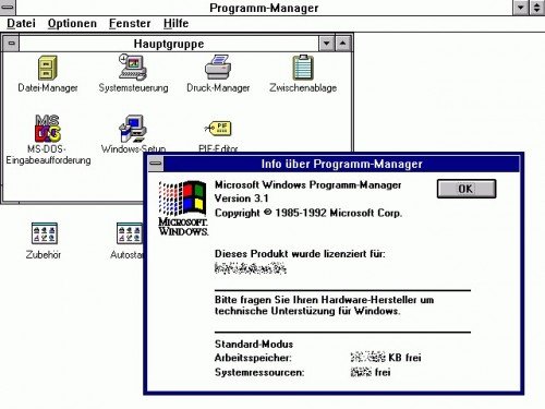 Windows 3.1-Programm-Manager
