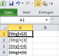 Excel: Fett oder kursiv formatieren