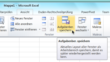 Microsoft Excel: Alle offenen Dateien automatisch wieder öffnen
