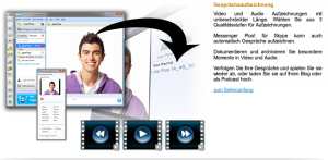 , Skype: Audio- und Video-Unterhaltungen aufzeichnen