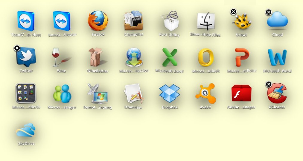 App-Icons im OS X-Launchpad einfacher verschieben und löschen