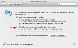 Apps von anderen Macs automatisch auf dem aktuellen Computer einrichten