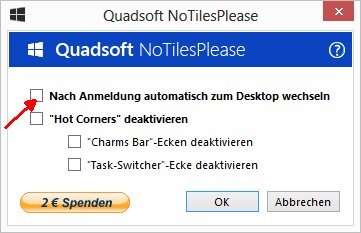 Windows 8: Beim Systemstart direkt den Desktop anzeigen