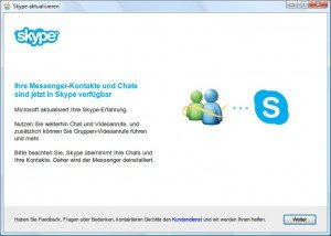 So upgraden Sie von Windows Live Messenger auf Skype