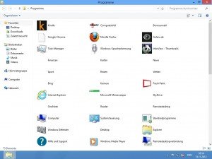 Windows 8: Ordner mit Verknüpfungen zu allen Programmen und Apps anlegen