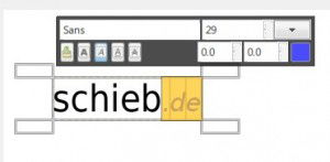 gimp-text-teilweise-umformatieren