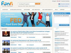 Dienst-Leistungen für fünf Euro