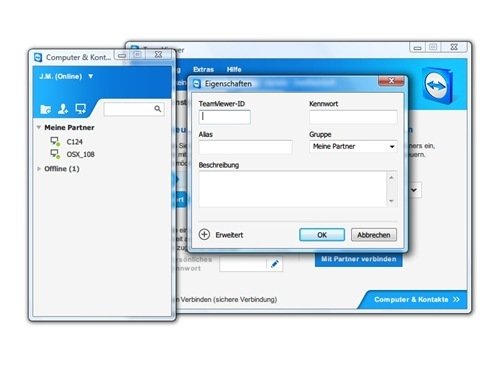 TeamViewer: Einfacher mit häufig genutzten Kontakten Computern verbinden