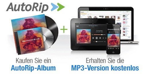 Amazon bietet MP3 Bonus