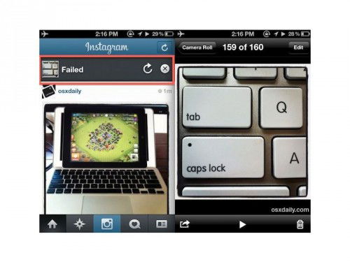 instagram-kein-upload