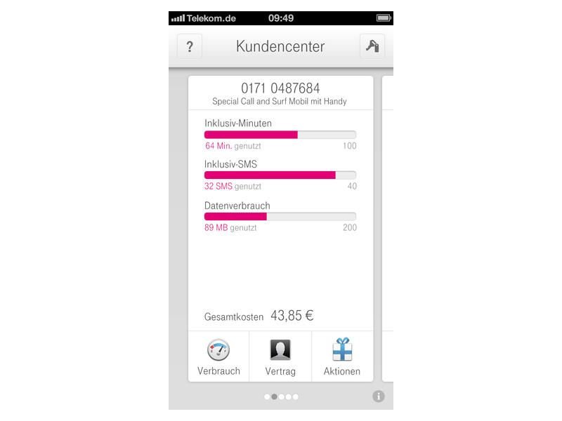 T-Mobile: Bereits verbrauchte Daten-Menge herausfinden