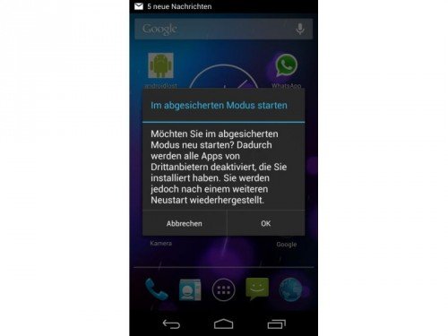 Virus vom Android-Gerät entfernen