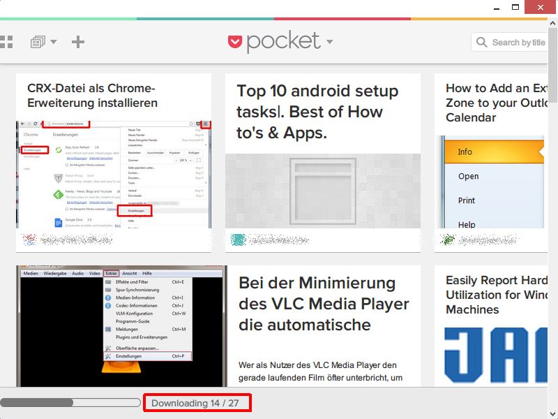 Webseiten Zum Offline-Lesen Herunter Laden Mit Pocket - Schieb.de