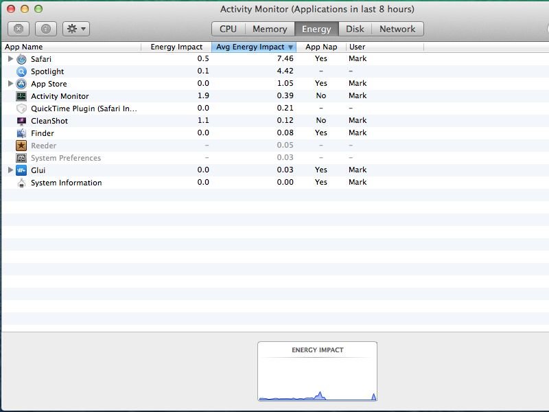 OS X Mavericks: Verbesserte Geschwindigkeit