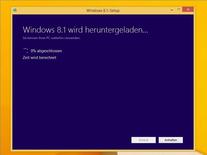 ISO-Datei für Windows 8.1 gratis von Microsoft herunter laden