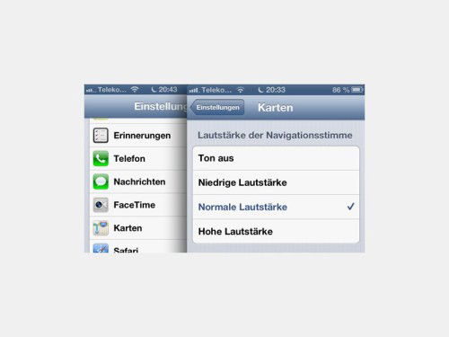 ios-karten-navigation-lautstaerke