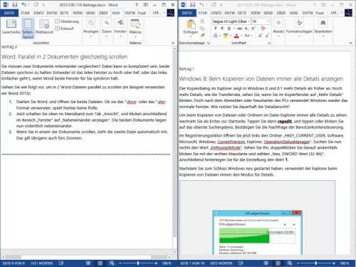 word-fenster-nebeneinander-anzeigen-scrollen