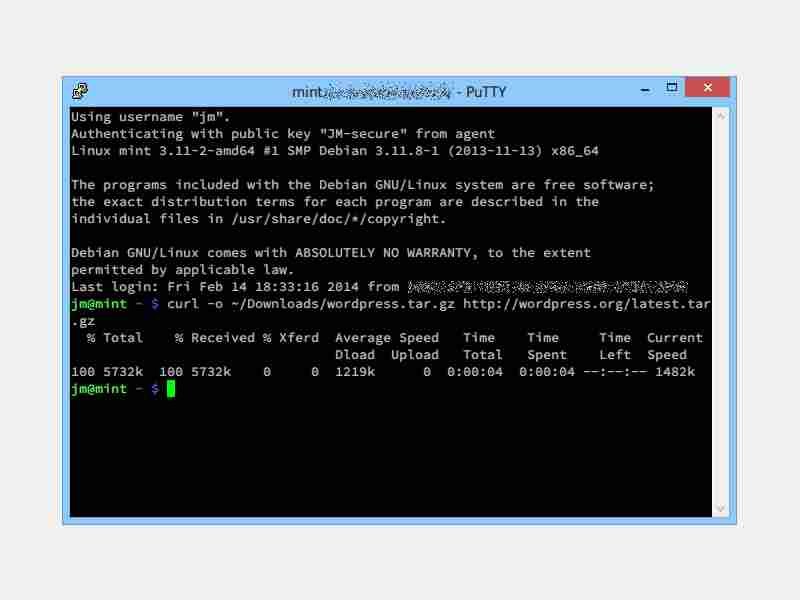 Linux und Mac: Dateien auf der Kommando-Zeile herunterladen