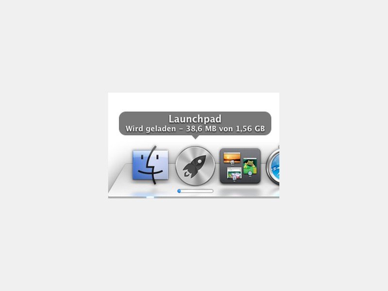 OSX: So setzen Sie angehaltene Downloads im Launchpad fort