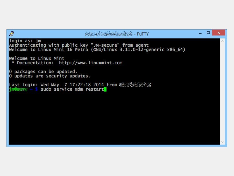 Linux Mint: Display-Manager neu starten