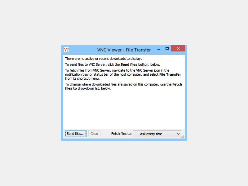 Dateien per VNC-Verbindung übertragen