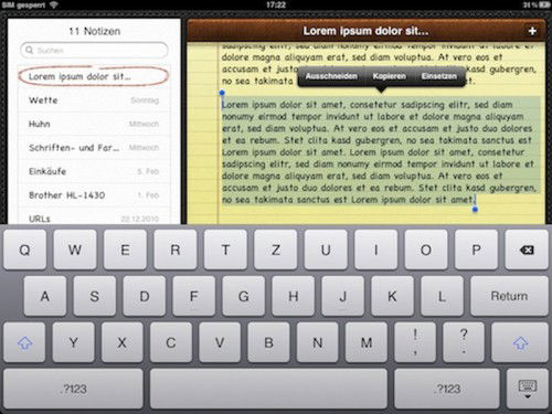 ipad-text-absatz-markieren