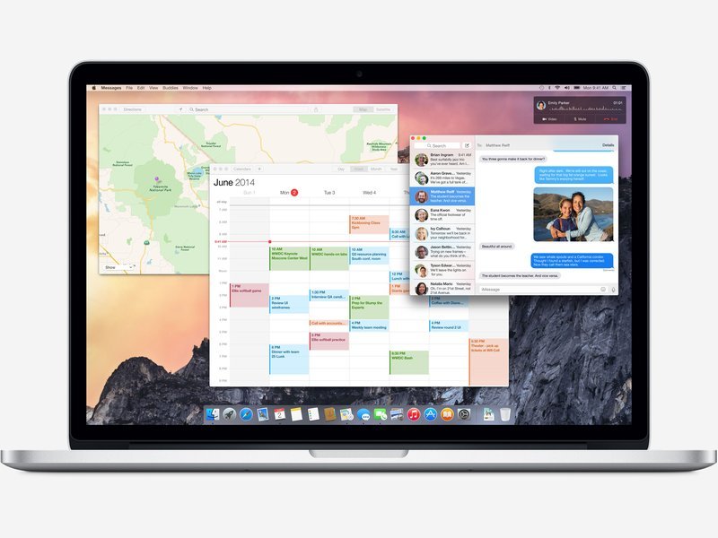 Apple OSX 10.10 Yosemite kommt: Flaches Design, neue Funktionen