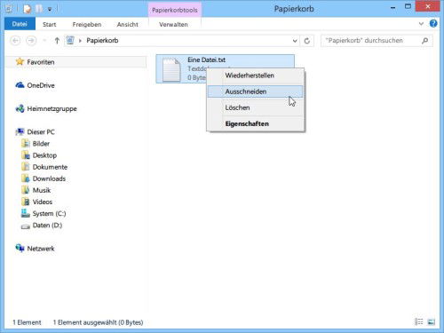 win81-explorer-papierkorb-datei-ausschneiden
