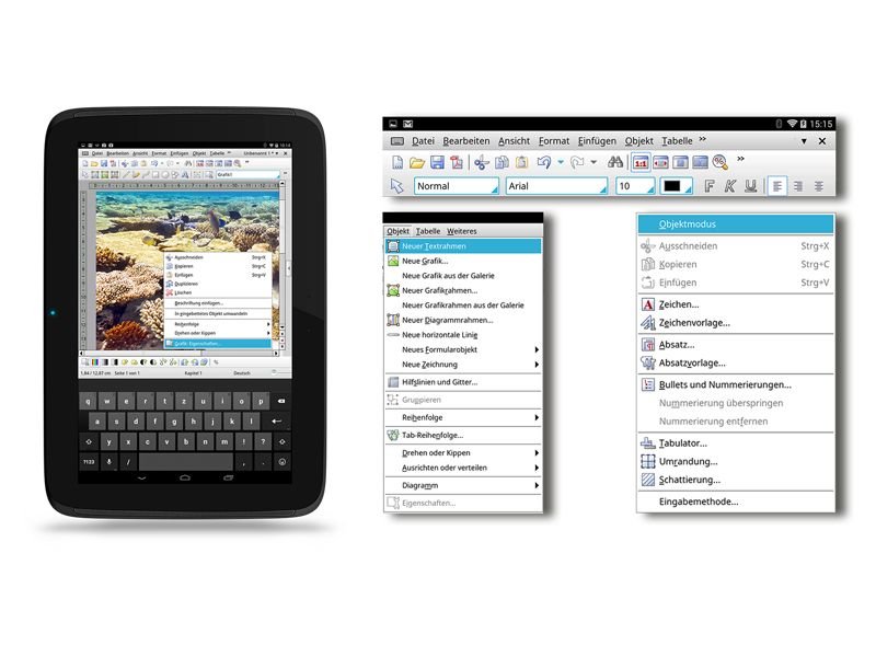 Gratis-Office für Android-Tablets: Word-Dateien verlustfrei bearbeiten