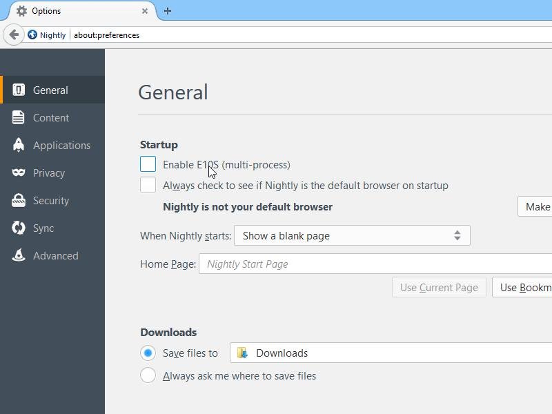 Firefox Nightly: Separate Prozesse für jeden Tab nutzen