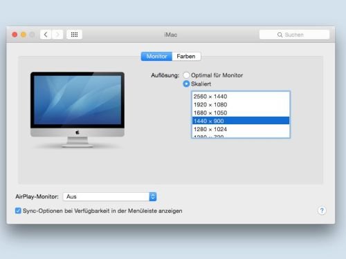 OSX: Eigene Monitor-Auflösung einstellen