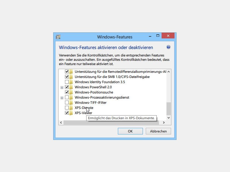 XPS-Drucker in Windows löschen