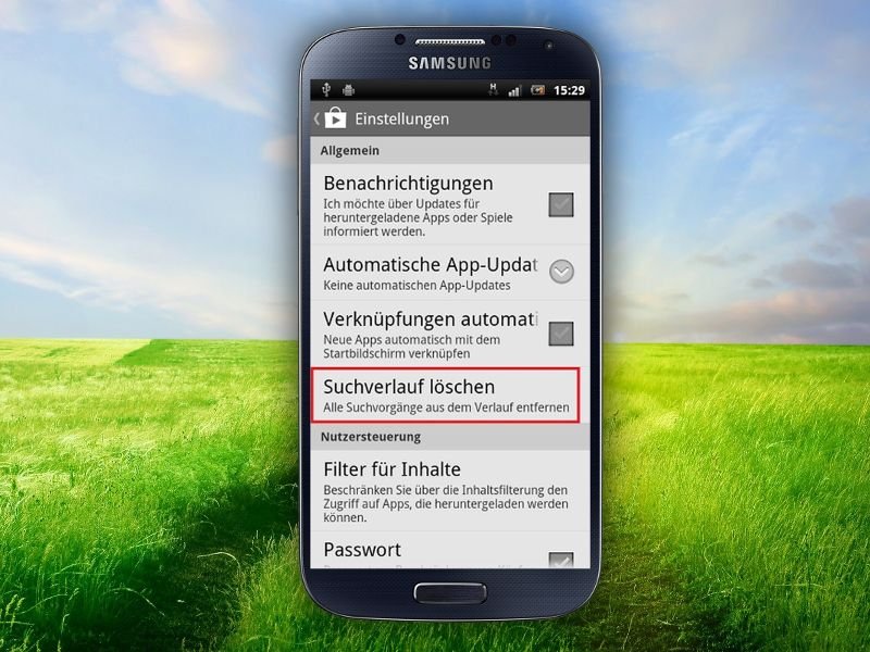 Android: Suchverlauf der Play-Store-App leeren