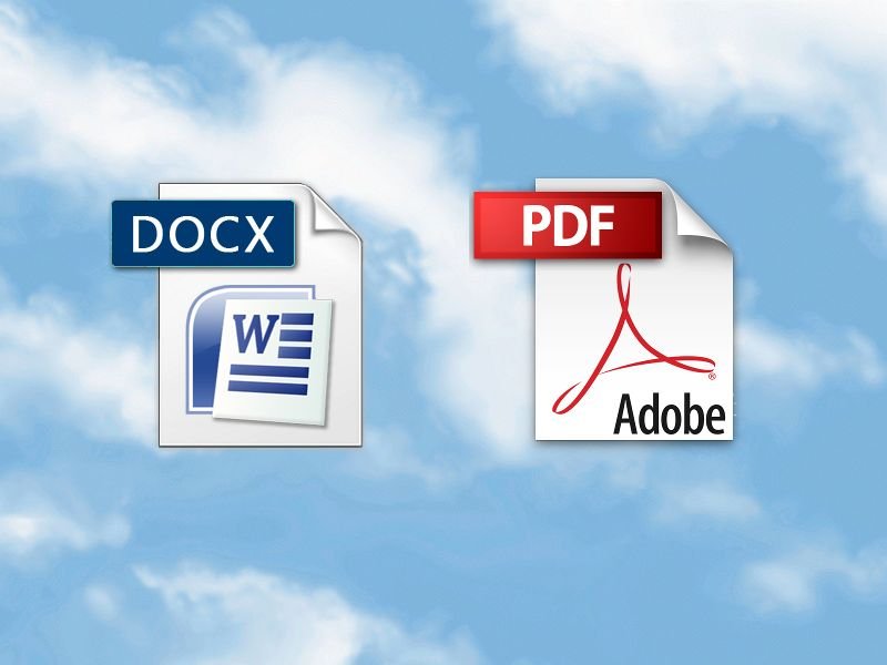 Dokumente weitergeben – als DOCX oder als PDF?