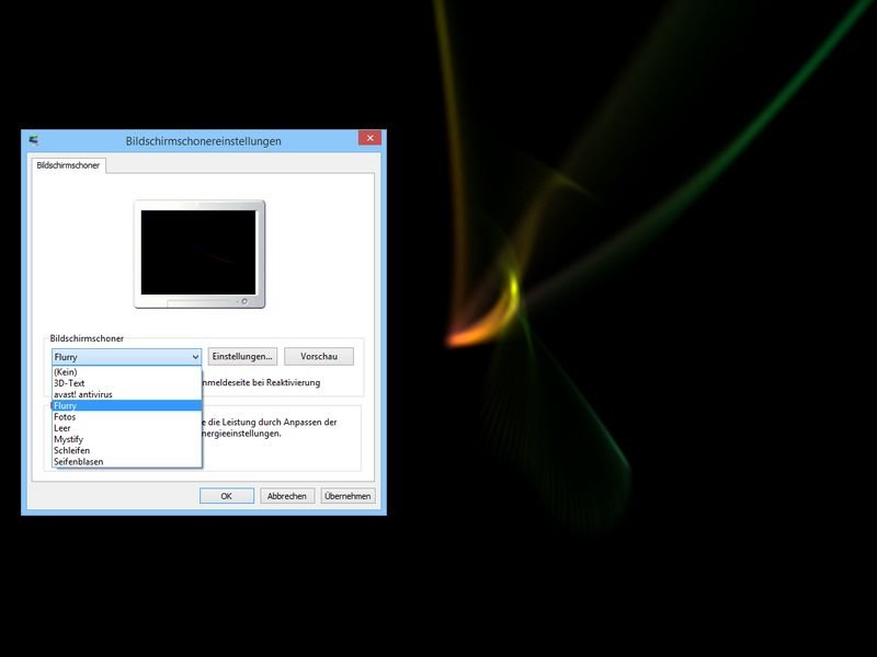 Gratis-Download: Mac-Bildschirmschoner „Flurry“ für Windows