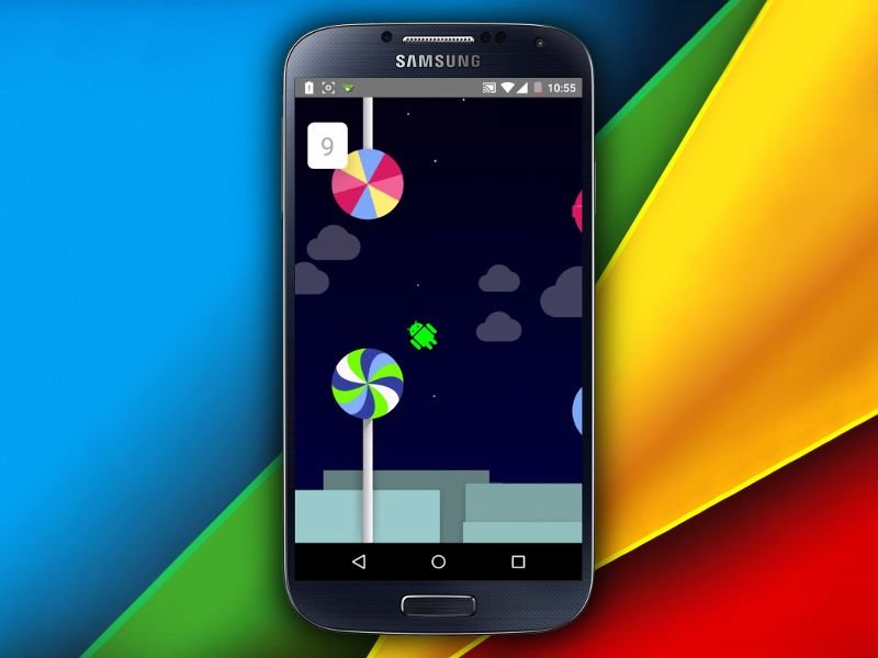 Kostenloses verstecktes Easter-Egg-Spiel in Android 5.0 Lollipop