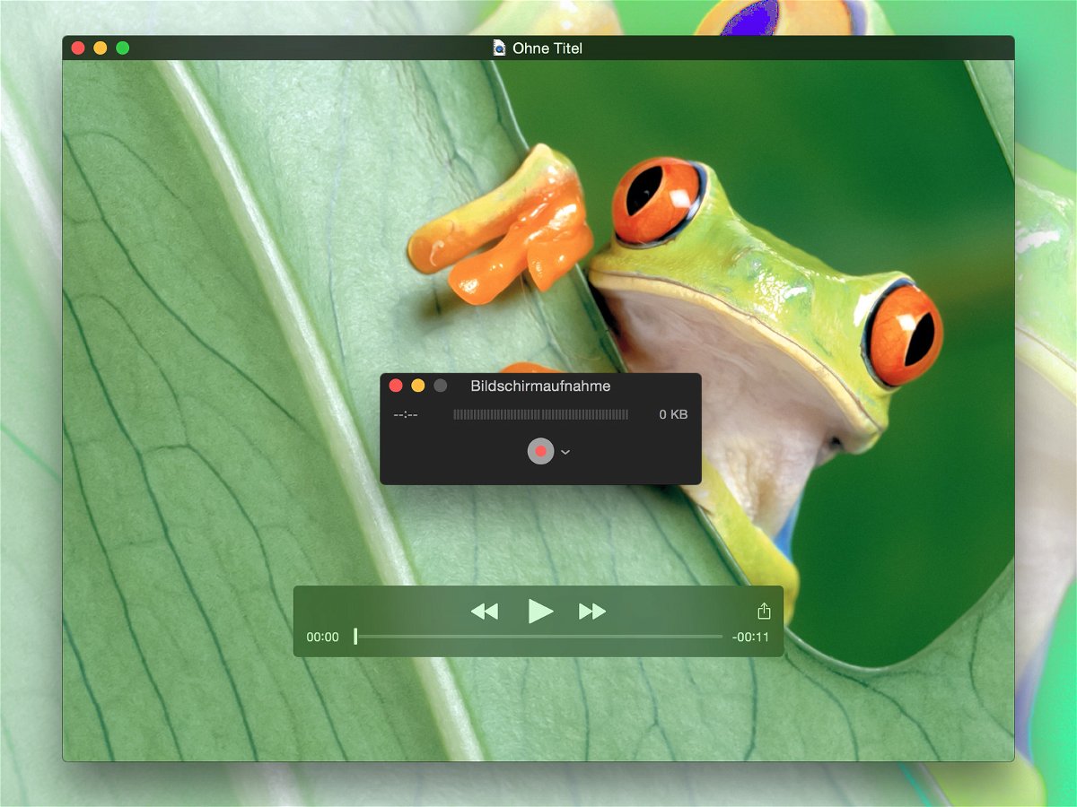 OS X: Bildschirm-Inhalt als Video aufzeichnen