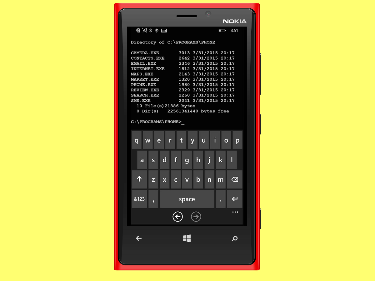 GRATIS: MS-DOS Mobile-Vorschau jetzt für Lumia-Smartphones