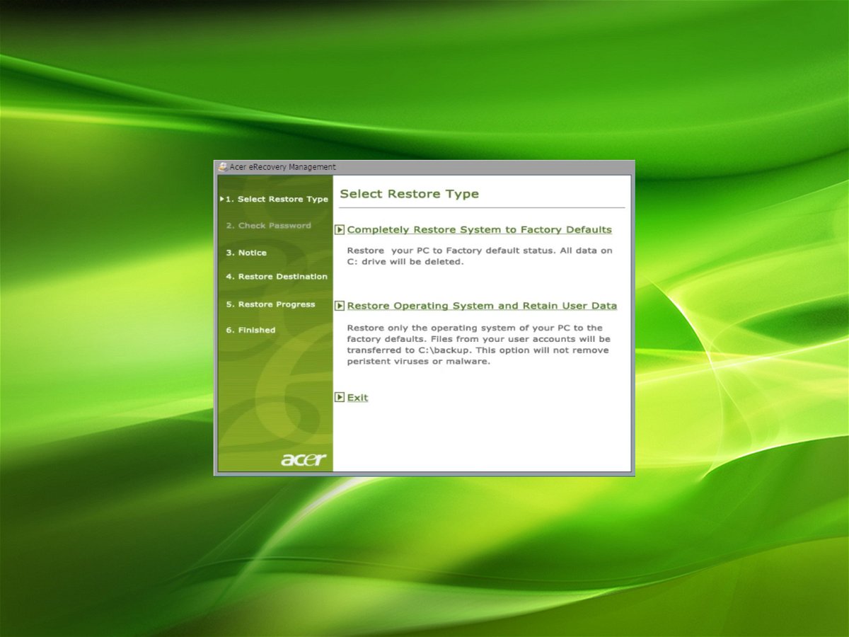 Windows-7-Laptop neu aufsetzen per Recovery-Partition